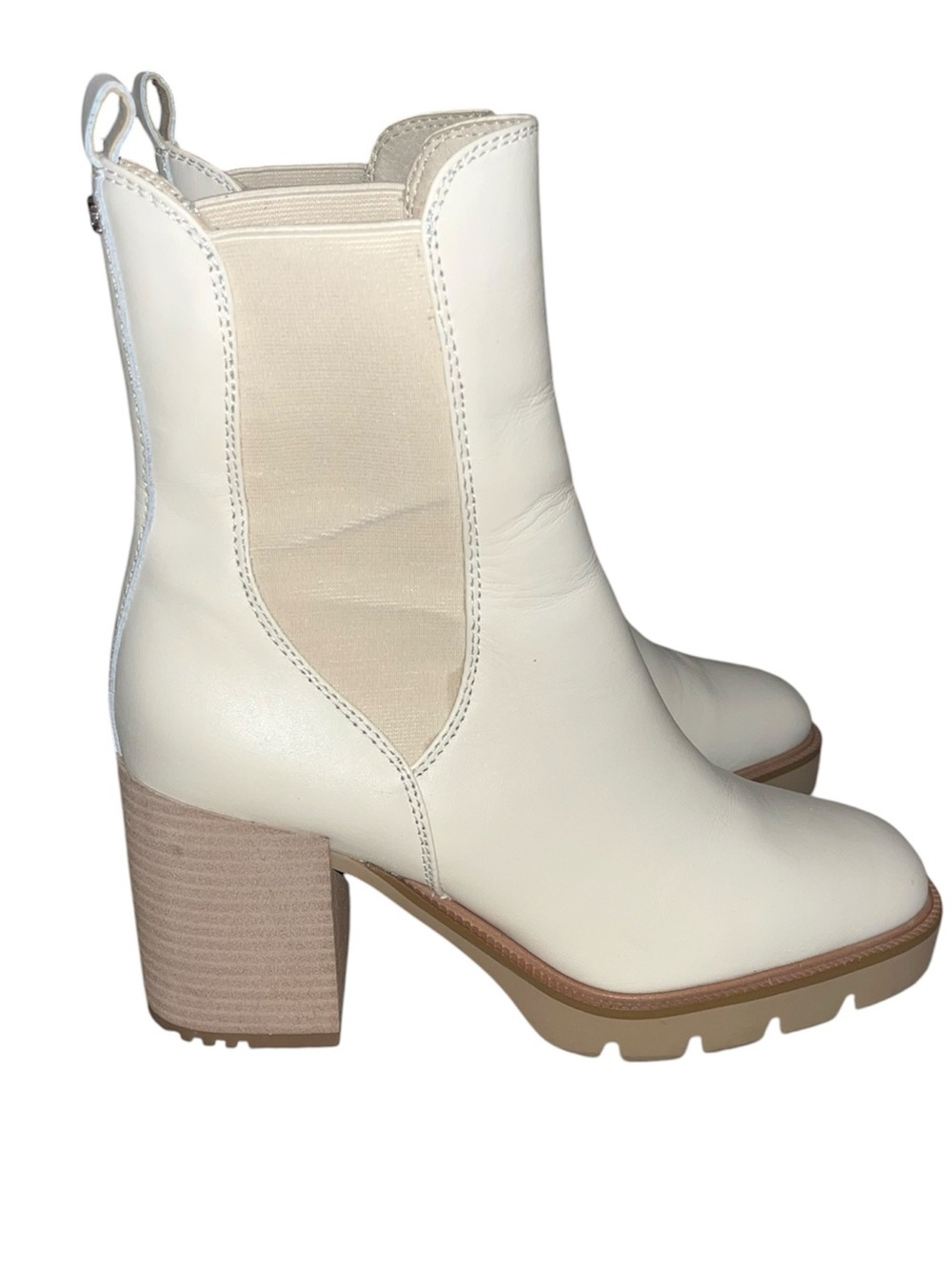 Sam Edelman Rollins Chelsea Boot Modern Ivory Size 8.5M - Picture 5 of 14